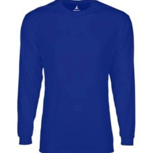 BSN Sports Phenom Long Sleeve Shirt Royal Blue Size Medium NWOT